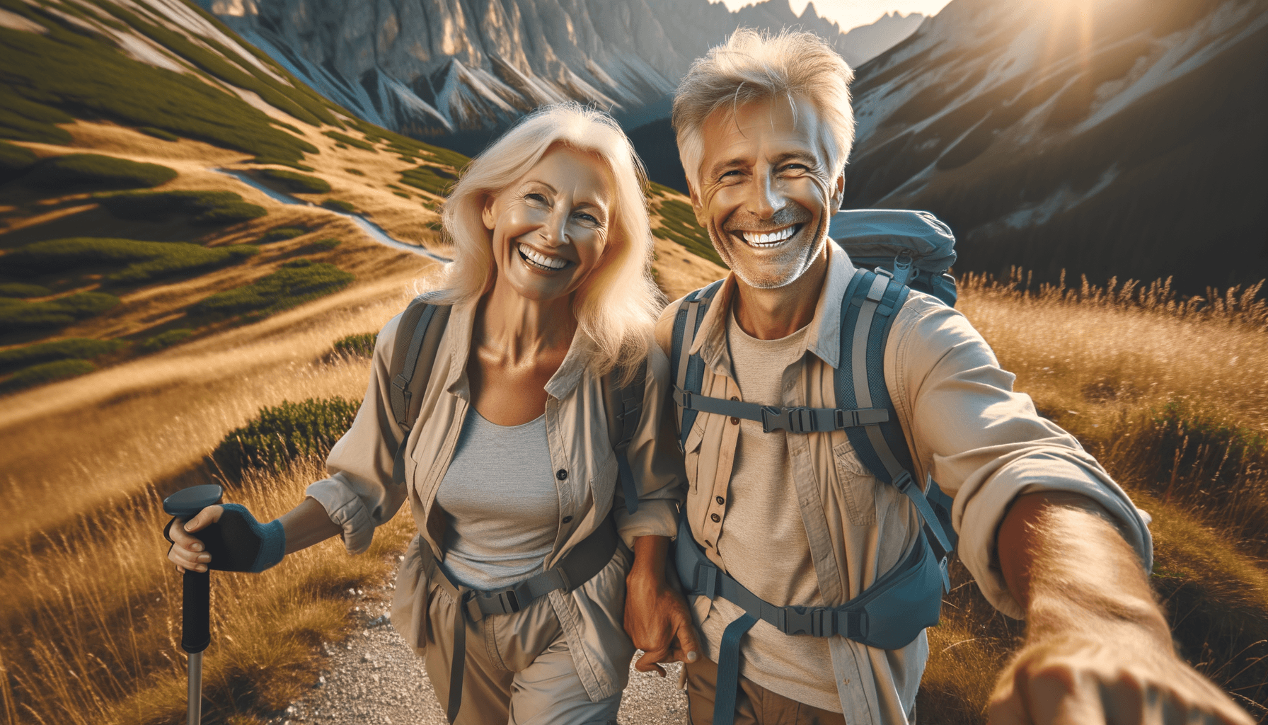 Aktives Paar genießt das Leben schmerzfrei